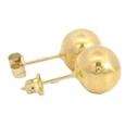 PENDIENTES BOLA LISA 7MM.PRESION