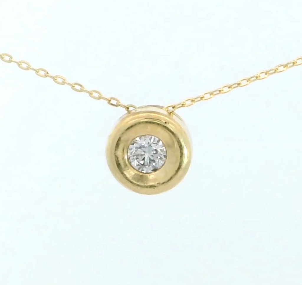 COLGANTE CHATON ESTAMPACION 6MM.BRILLANTE H-SI 1 0.10 CT