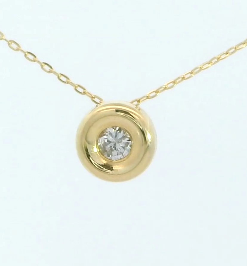 COLGANTE CHATON ESTAMPACION 5MM.BRILLANTE H-SI 1.0.07 CT