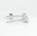 PENDIENTES GARRA FUNDICION 4MM.BRILLANTES H-SI 1.  0.20 CT TW