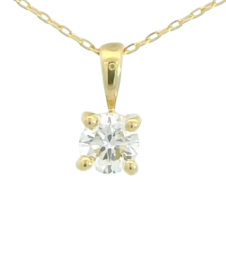 COLGANTE GARRA FUNDICION 3.5MM.BRILLANTE H-SI 1. 0.14 CT.