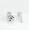 PENDIENTES GARRA FUNDICION 4MM.BRILLANTES H-SI 1.  0.14 CT TW