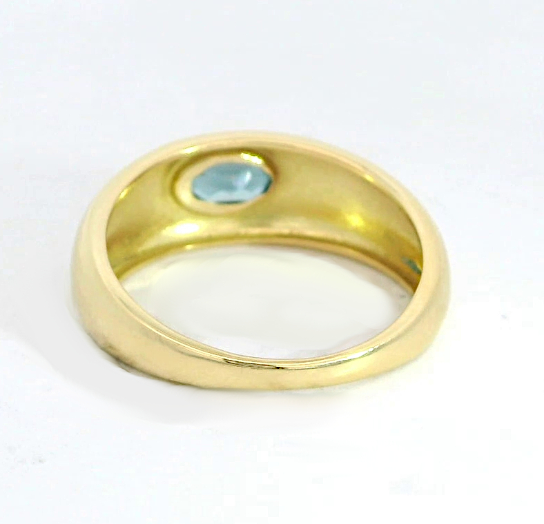 SORTIJA CON TOPACIO LONDON BLUE DE 5x3MM