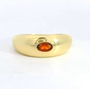 SORTIJA CON CITRINO DE 5x3MM