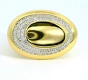 SORTIJA OVAL CON CIRCONITAS