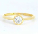 SORTIJA CIRCONITA REDONDA 5.5MM.9 KILATES