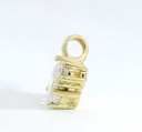 COLGANTE CORAZON 2 GARRAS 6MM