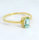 SORTIJA CIRCONITAS Y AGUAMARINA RECTANGULAR 5x3 MM