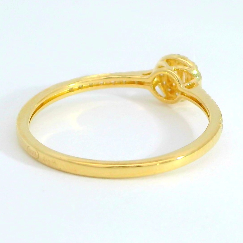 SORTIJA BRILLANTES DI 2BG SI H 0.43 DI 28 RD SI H0.12CT TW.
