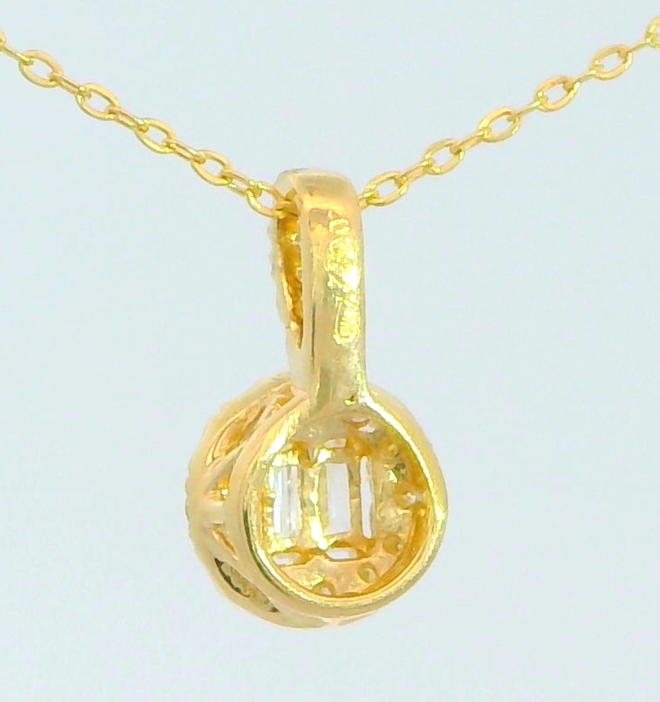 COLGANTE REDONDO BRILLANTES DI 2 BG SI H 0.045 DI 16 RD 0.05 CT TW