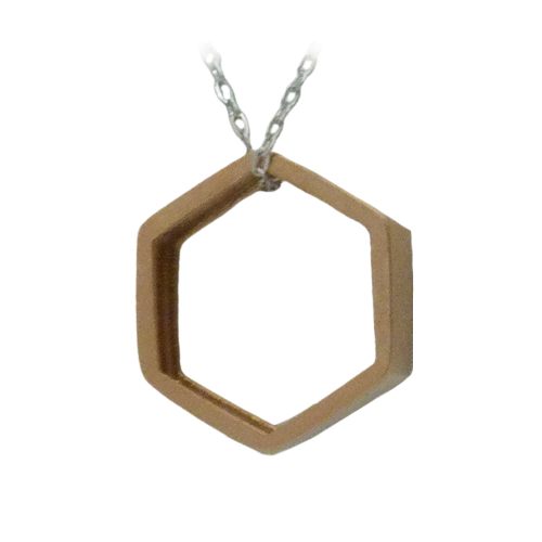 COLG.HEXAGONO LISO 10MM OR