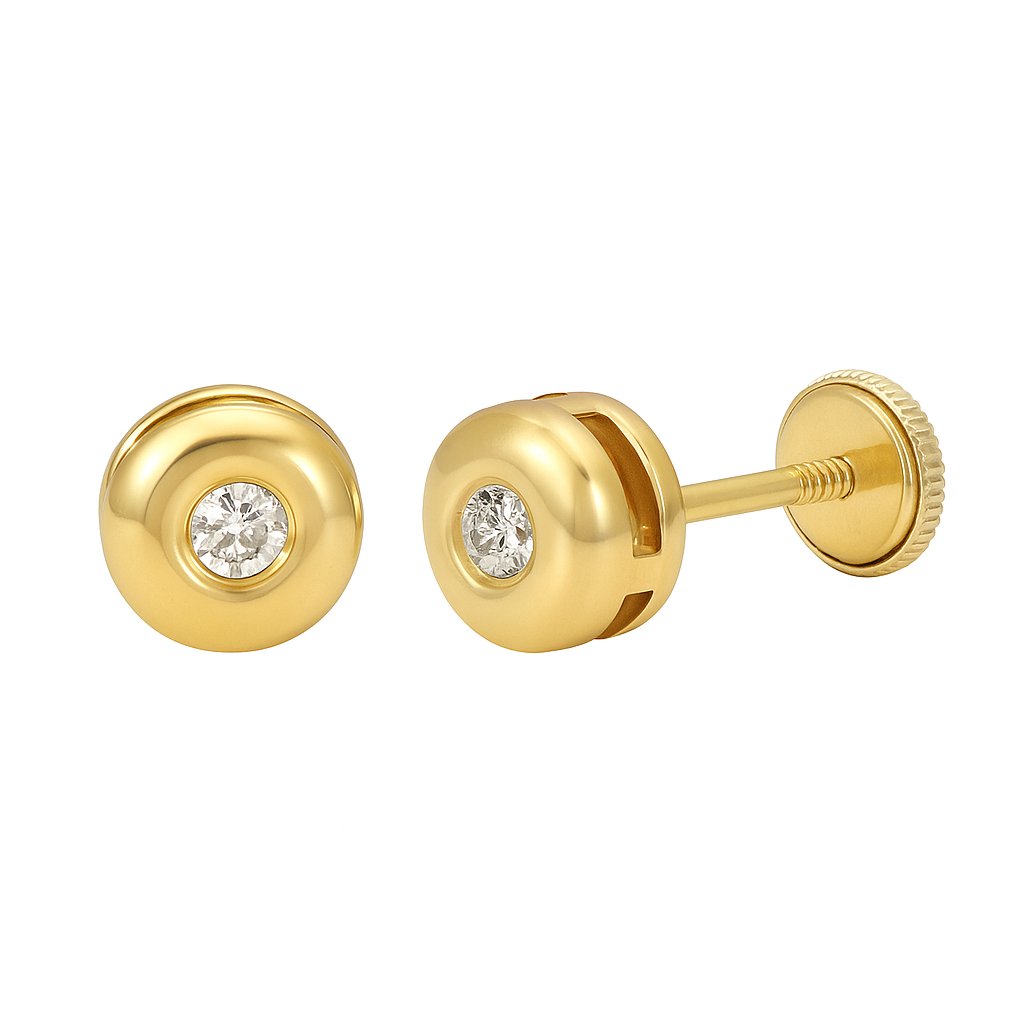 CHATÓN 6MM BRILLANTES DE 2MM H-SI 0.06 CT TW.
