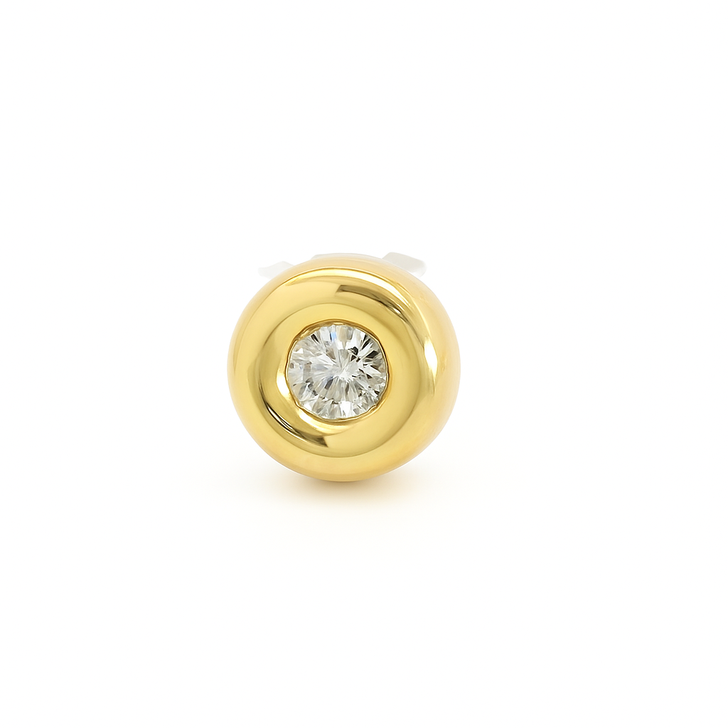 COLGANTE CHATON  ESTAMPACION 5MM.BRILLANTE H-SI 1. 0.05CT