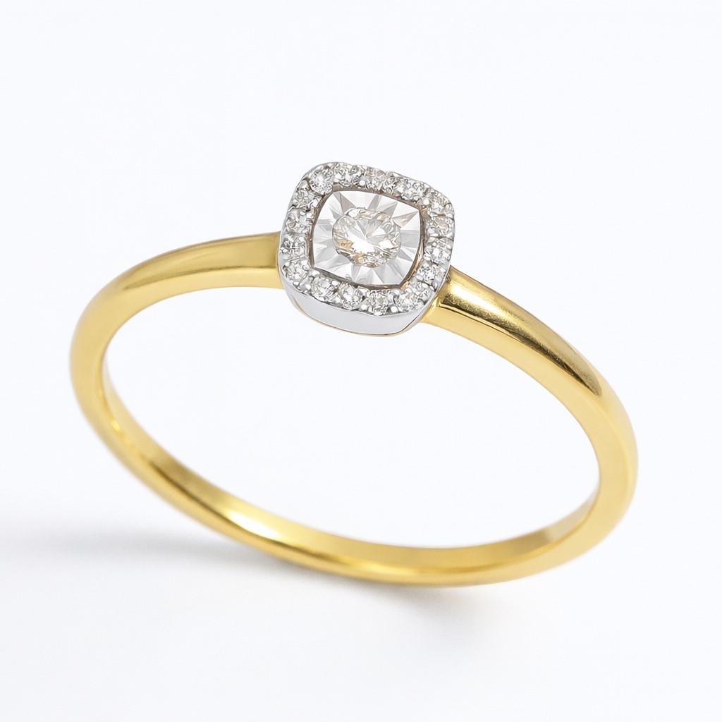 SORTIJA  BRILLANTES DI 1RD 0.052 CT  SI-H 18 SC 0.05.0.11 CT TW