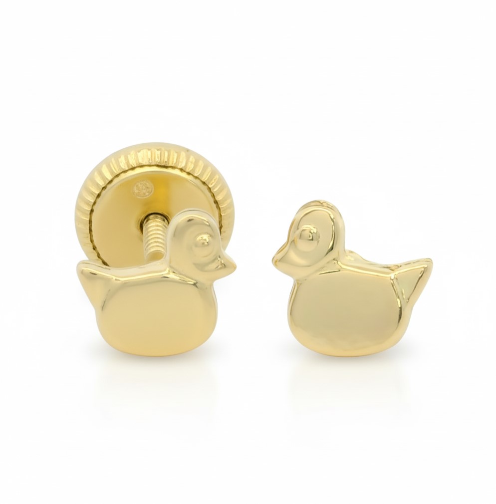 PENDIENTES PRIMERA POSTURA PATITOS 4.5MM.TORNILLO