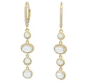 PENDIENTES BRILLANTES Di 84 RD 0.18 CT.TW  Y TOPACIOS.