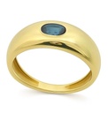 SORTIJA CON TOPACIO LONDON BLUE DE 5x3MM