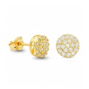 PENDIENTES CUAJO CIRCONITA 7MM.PRESION
