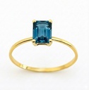 SORTIJA TOPACIO LONDON BLUE SEMIPRECIOSO 7x5MM