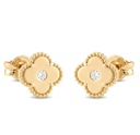 PENDIENTES CIRCONITA CUATREBOL.5MM.9 KILATES