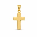 15x10MM PLAIN CROSS PENDANT.9 KARAT