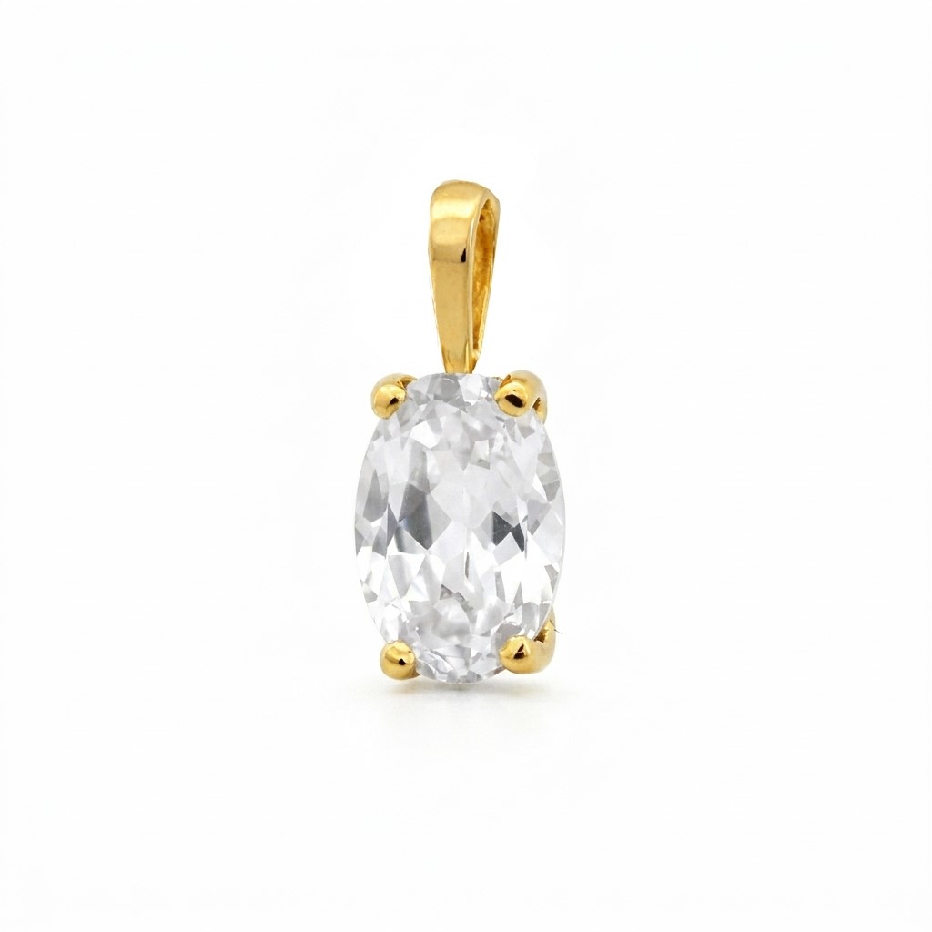 7x5MM WHTE TOPAZ RING.9 KARAT