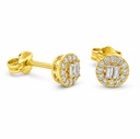 PENDIENTES BRILLANTES Di 4 0.085 DI 24 RD SI H 0.08 CT TW