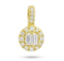 COLGANTE REDONDO BRILLANTES DI 2 BG SI H 0.045 DI 16 RD 0.05 CT TW