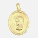 MEDALLA VIRGEN NIÑA OVALADA 18MM