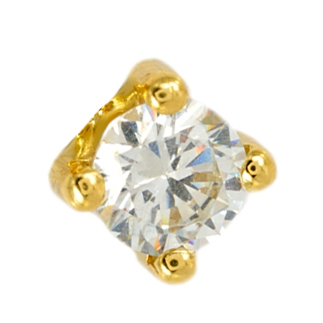5MM CZ PENDANT WITHOUT BALE.