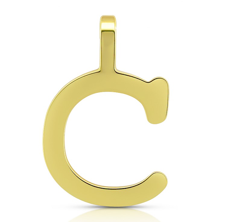 COLGANTE INICIAL LETRA "C".10MM