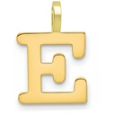 INITIAL "E" PENDANT.10MM.