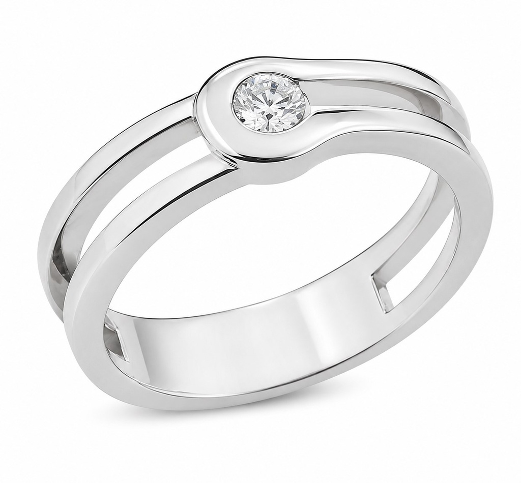SOLITARIO BRILLANTE  4.0MM H-VS 0.25 CT