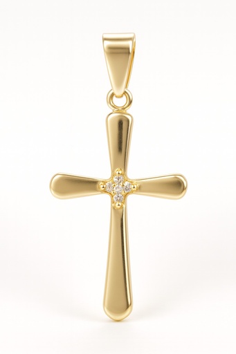 [5956] CRUZ CON CIRCONITAS.17x12MM.