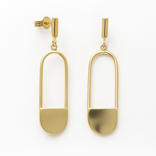 [00067] 30x10MM DANGLING EARRINGS.PUSHBACK.