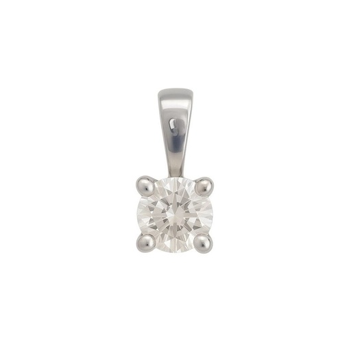 [B4122/C/0.14B] 3'5MM DIAMOND PENDANT.QUALITY SI.COLOR H. 0.14 CT,WHITE GOLD