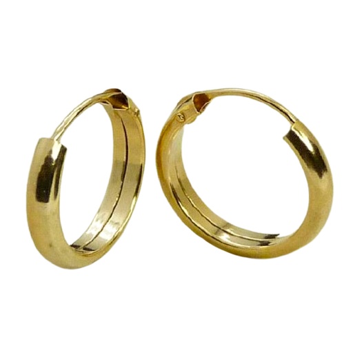 [7010] 11x2MM HOOP EARRINGS.
