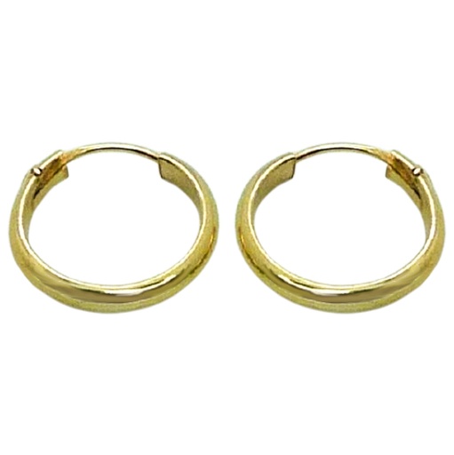 [7013] 15x2MM HOOP EARRINGS.