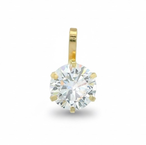 [4611/C] 6MM CZ PENDANT.
