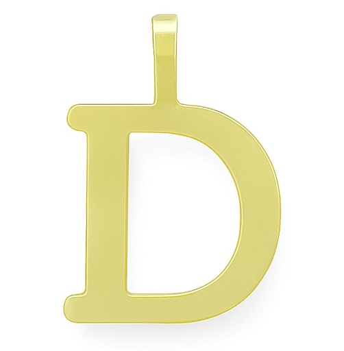 [5000D] INITIAL "D" PENDANT.10MM.