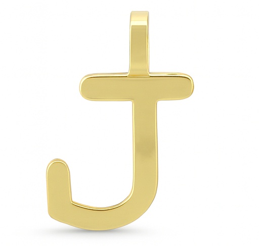 [5000J] INITIAL "J" PENDANT.10MM.