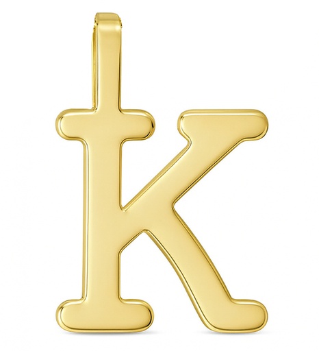 [5000K] INITIAL "K" PENDANT.10MM.