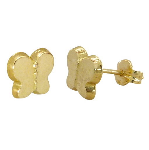 [4322] PENDIENTES MARIPOSA 8MMx6MM.PRESION.