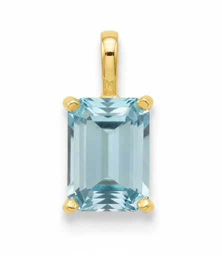 [3974/CA] 7x5MM BLUE SKY PENDANT.