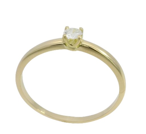 [B4183/11] 3MM DIAMOND SOLITAIRE RING.QUALITY VS.COLOR H