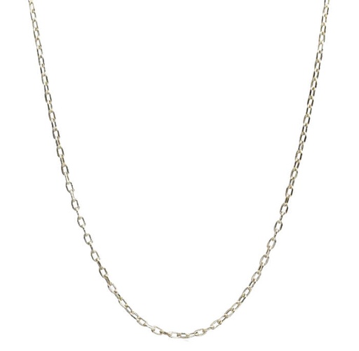 [100B] 45CM WHITE GOLD CHAIN.