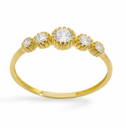 [4479] ROUND CZ RING